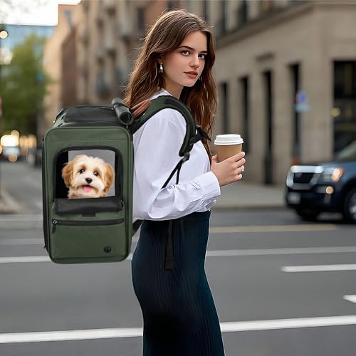 EliteField Deluxe Backpack Pet Carrier for Cats and Dogs (3-Year Warranty)