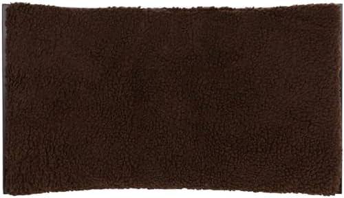 Trixie Lea Wall Mount Perch XXL, Cat Shelf with Soft Plush Cushion Bed, Ideal for Large Cats, 11 x 19-inches, Espresso Brown (44580)