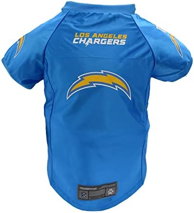 Littlearth NFL Los Angeles Chargers Premium Pet Jersey, Team Color, Small