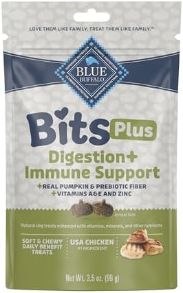 Blue Buffalo Bits Plus Chicken Dog Treats, 3.5 oz