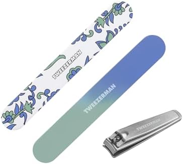 Tweezerman Nail Kit with Clipper & 2 Nail Files Paisley