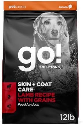 Go! Solutions Skin + Coat Care Lamb Dry Dog Food, 12 lb