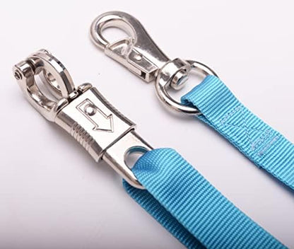 Adjustable Nylon Cross Ties （2 Pack）-Cross Tie with Panic Snap and Bull Snap - Adjusts from 44.5" to 78.3"