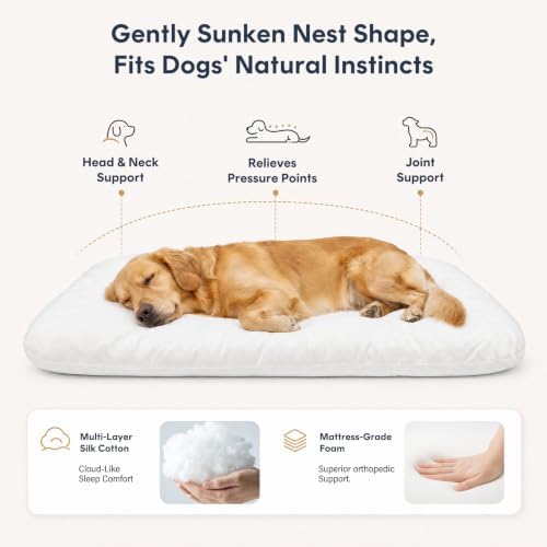 Magic Dog Orthopedic Medium Dog Bed 32 Inch, Super Soft Small Pet Bed