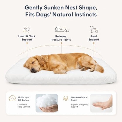 Magic Dog Orthopedic Medium Dog Bed 32 Inch, Super Soft Small Pet Bed