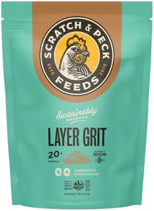 Scratch and Peck Feeds | Layer Grit for Chickens & Ducks | 7 lb Pouch