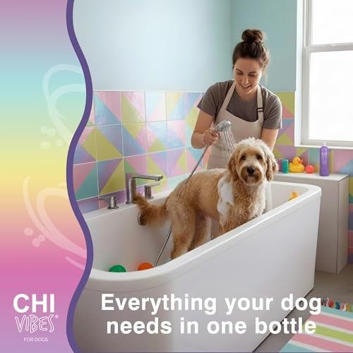 CHI Vibes for Dogs 5-in-1 Shampoo & Conditioner, 12 Fl Oz