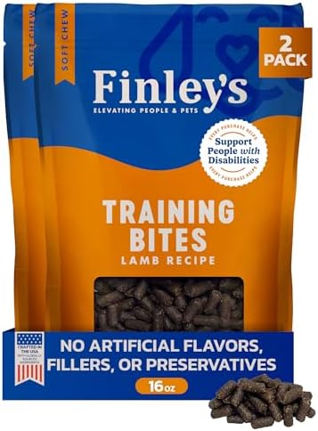 Finley's Training Treats Lamb Soft Low Calorie Dog Treats, 16oz, 2 Pack
