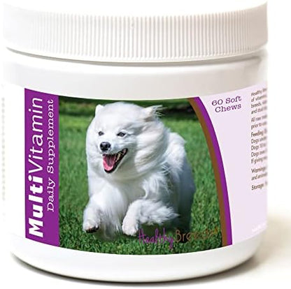 Healthy Breeds American Eskimo Dog Multi-Vitamin Soft Chews 60 Count (1127-aesk-001)