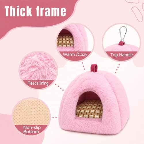 Guinea Pig Hideout with Removable Cooling Mat, Small Animal Bed