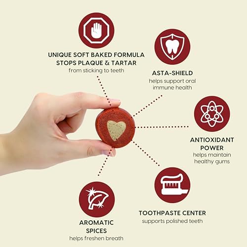 ARK NATURALS Soft Shield Protection+ Brushless Toothpaste, Dog Dental Chews for Large Breeds, Stops Plaque & Tartar, Freshens Breath (Pack of 6)