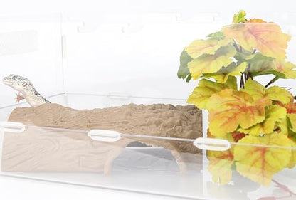 Reptile Fake Plants Terrarium Decor fit Leopard Gecko Snake