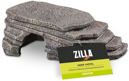 Zilla Herp Hotel Naturalistic Hide, Bearded Dragon Basking Platform