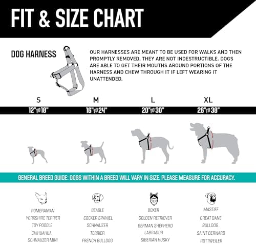Wolfgang Heavy Duty Adjustable Dog Harness, Pull-Tested to Over 800 lbs for Walking & Training, Overland Print, Large