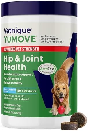 YuMOVE Advanced Vet Strength Hip & Joint Soft Chews for Dogs 180ct