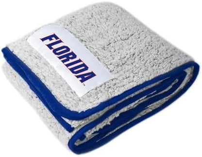 Logo Brands Officially Licensed NCAA Unisex Frosty Fleece Blanket, One Size, Team Color