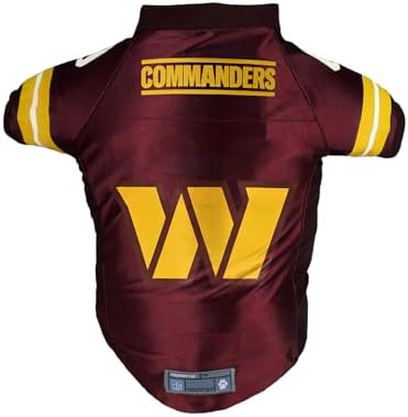 Littlearth NFL Washington Commanders Premium Pet Jersey, Team Color, Small