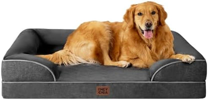 EHEYCIGA Orthopedic Extra Large Dog Bed, Waterproof Washable XL Pet Bed 44"