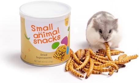 Niteangel Small Animal Snack & Treats - Dried Worms & No Additive