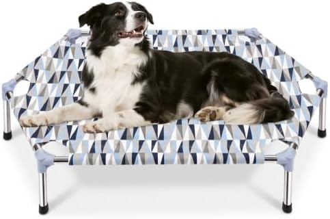 Elevated Dog Bed, Raised Cooling Dog Bed, Outdoor Dogs Cot Medium, Pet Cot