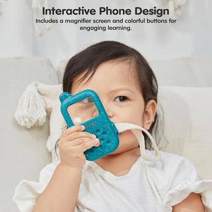 PlanToys® Wooden My First Phone Toy for Toddlers Montessori Baby Sensory