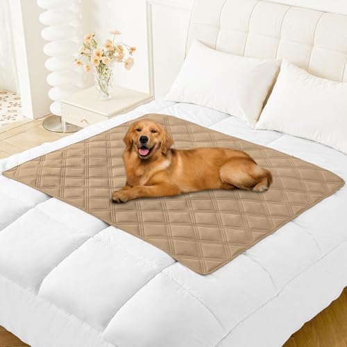 Smiry Waterproof Dog Bed Cover, Reversible Pet Blanket for Sofa Couch
