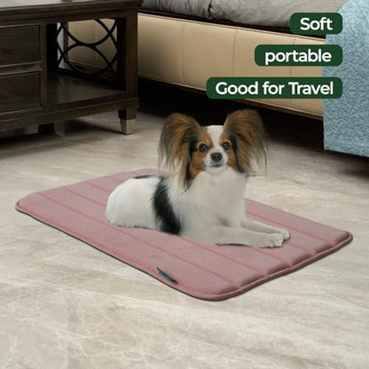 BALANCE Dog Crate Pad, Dog Foam Crate Mat Kennel Pad, Washable Water-Resistant Pet Bed Flat Dogs Cage Mat for Medium Dogs