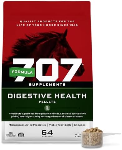 Formula 707 Digestive Health Supplement for Horses, 4 lb – Probiotics