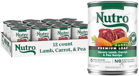 Nutro Natural Choice Premium Loaf Wet Dog Food, Lamb, 12.5 oz, 12 Pack
