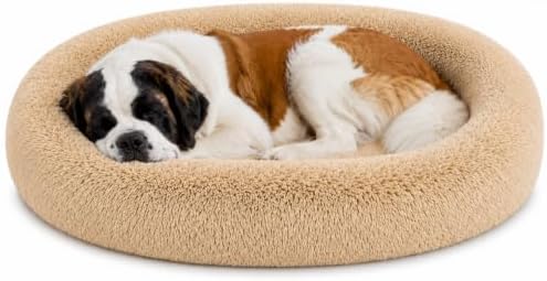 The Dog’s Bed Donut Dog Bed Machine Washable Removable Zip Cover XXL (95")