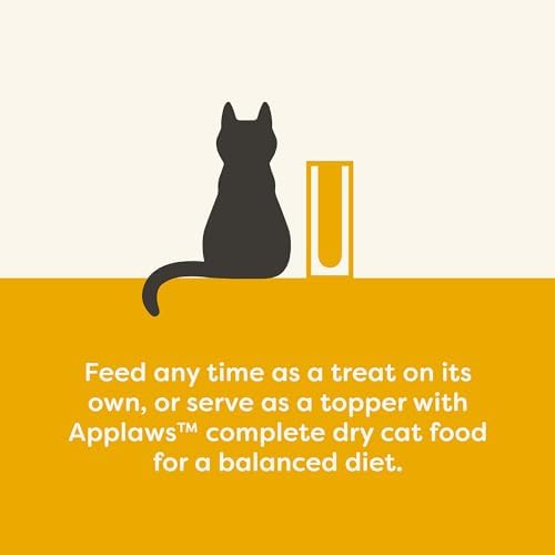 Applaws Chicken Puree Lickable Cat Treats 24-Pack 0.5 oz Sachets