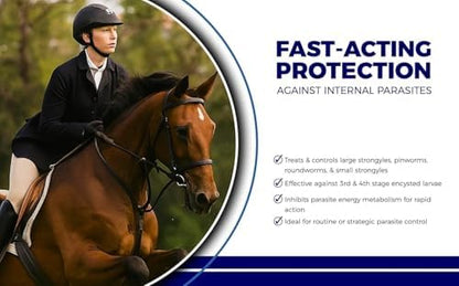 Horse Paste 10% – 25g Syringes – Oral Deworming Paste for Horses of All Ages – Easy-to-Administer Equine Care (Pack of 2)