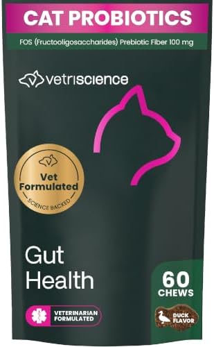 VetriScience Gut Health for Cats, Duck, 60 Count