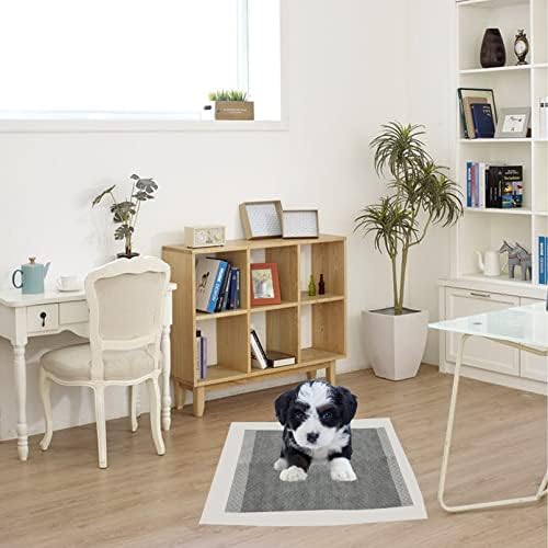 100 Pcs Rabbit Pee Pads,Puppy Potty Training Pad Small Animals Super Absorbent Disposable Cage Liners Bamboo Charcoal Quick-Dry Mats for Rabbits Hedgehogs Chinchillas Cats Dogs(13x18In)
