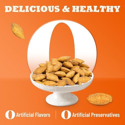 13.05oz Pumpkin Treats for Cats & Dogs with Egg Yolk Creamy Core