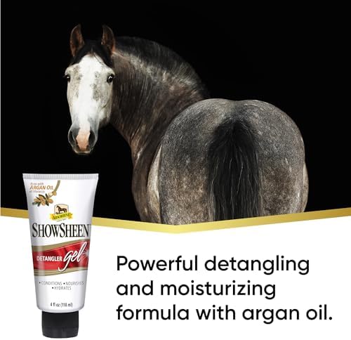 Absorbine ShowSheen Detangler Gel for Coat, Mane & Tail, 4 oz