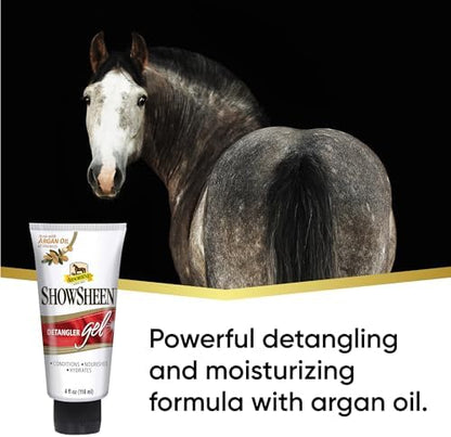Absorbine ShowSheen Detangler Gel for Coat, Mane & Tail, 4 oz