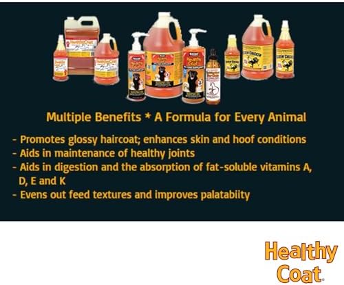 Healthy Coat Kickin Chicken Feed Supplement, Quart, for Better Plumage, Eggs, Immune System, and Attitude
