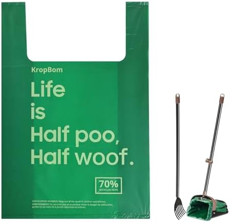 60 Pack Large Dog Poop Bags for A&H Swivel Bin Pooper Scooper