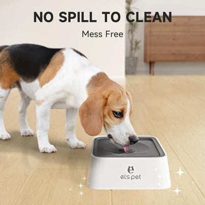 ELS PET Grey 70oz 2L No Spill Dog Cat Bowl Carbon Filter Water Dispenser