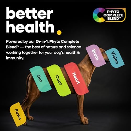 Dog Multivitamin, 24-in-1 Chewable Supplement, Probiotics, 120ct