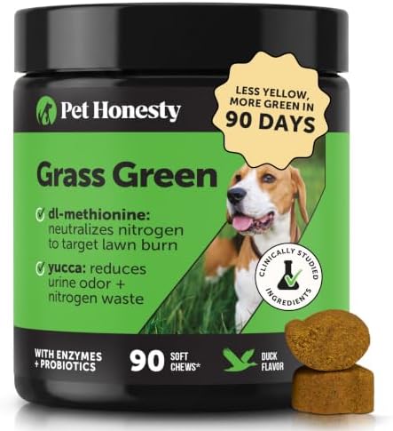 Pet Honesty Grass Green Dog Urine Neutralizer for Lawn, Duck, 90ct