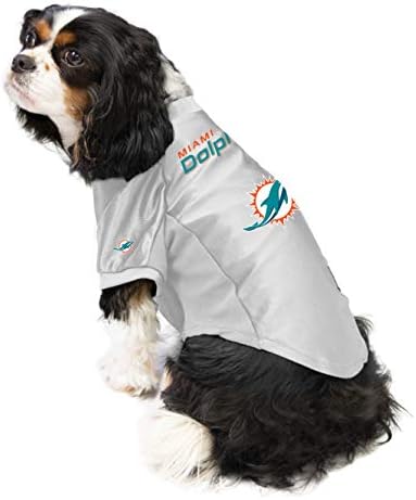 Littlearth NFL Miami Dolphins Stretch Pet Jersey,X-Large