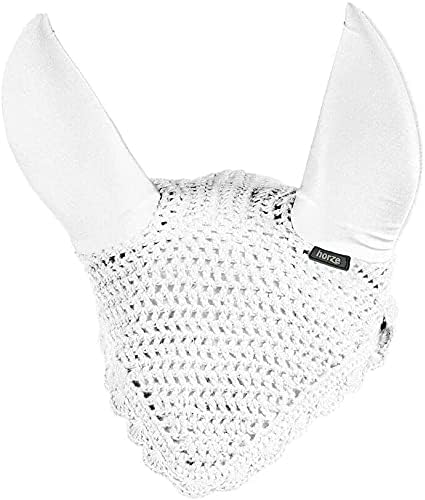 Horze Horse Ear Bonnet, Breathable, Secure Horse Fly Mask with Ears