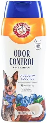 Arm & Hammer Odor Control Dog Shampoo, Blueberry Coconut, 20 Fl Oz