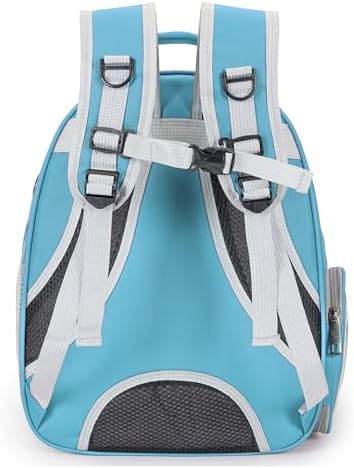 Cat Backpack Carrier Bubble Carrying Bag (Blue)