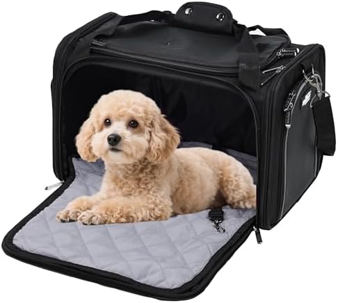 EliteField Deluxe Soft Pet Carrier for Cats and Dogs (3-Year Warranty)
