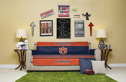 Pegasus Sports NCAA Microfiber Furniture Protector Cover with Elastic Straps