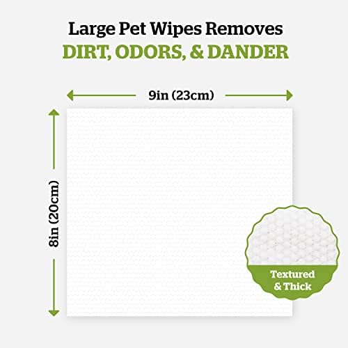 Pogi’s Dog Wipes – Hypoallergenic Pet Wipes for Paws, Body & Butt – Cleaning & Hydrating, Fragrance Free, 400 Count (Pack of 2)