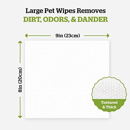 Pogi’s Dog Wipes – Hypoallergenic Pet Wipes for Paws, Body & Butt – Cleaning & Hydrating, Fragrance Free, 400 Count (Pack of 2)